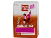 Multi-tabs baby - vitamins for a child in 1 year