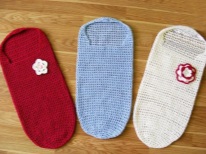 Crochet diaper cocoons for newborns