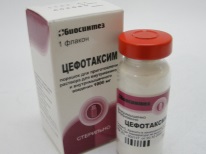 Antibiotic Cefotaxime for a child with cough and rhinitis