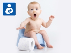 Constipation in a baby while breastfeeding