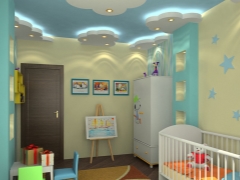 Which ceiling is better to do in the nursery?