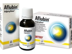 Drops Aflubin for children: instructions for use