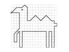 Graphic dictation camel