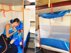 Arena in treno per il bambino