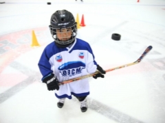 Campamentos de hockey sobre hielo para niños.