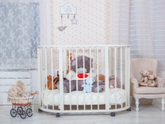 Round children's beds