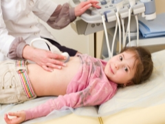 What if the spleen is enlarged in a child?