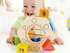 Wooden sorter for children