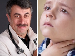 Dr. Komarovsky about pharyngitis in children