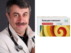 Dr. Komarovsky despre gluconatul de calciu