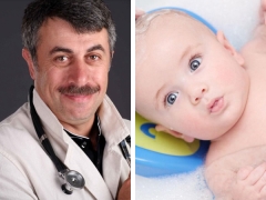 Dr. Komarovsky riguardo al bagno di un neonato