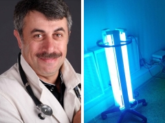 Doctor Komarovsky about the quartz lamp