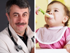 Dr. Komarovsky about the child's menu at 10-12 months