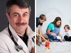 Dr. Komarovsky about the benefits of the salt cave