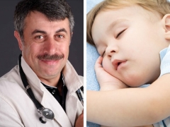 Dr. Komarovsky about what to do if a child snores in his sleep