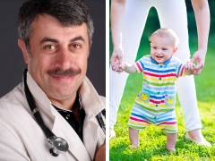 Dr. Komarovsky on how to teach a child to walk on their own