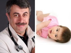 Dr. Komarovsky on how to teach a child to roll from back to belly