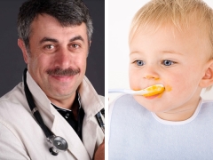 Dr. Komarovsky su come insegnare a un bambino a masticare, deglutire e mangiare da solo con un cucchiaio