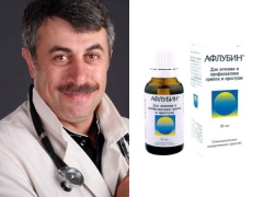 El doctor Komarovsky acerca de Aflubin