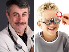 Dr. Komarovsky sull'astigmatismo nei bambini