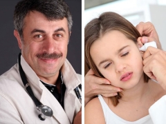 Dr Komarovsky tungkol sa otitis