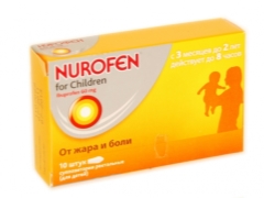 Nurofen candles for children: instructions for use