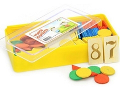 Counting material for teaching children