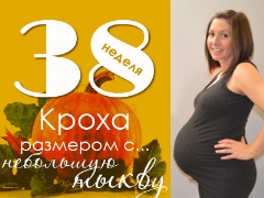 38 week of pregnancy: what happens to the fetus and the expectant mother?