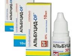 Albucidum (sulfacil sodiu) pentru copii: instrucțiuni de utilizare