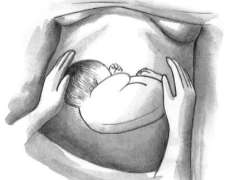 What does the lateral position of the fetus mean during pregnancy?