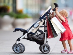 Stroller selection criteria with shock absorption