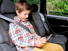 At what age can a child drive without a car seat?