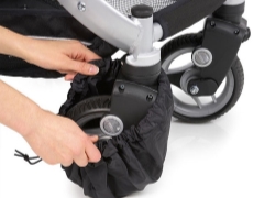 Choosing wheel covers for baby strollers