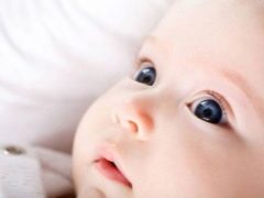 When does a newborn begin to see and focus?