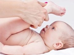 Massage for constipation in infants