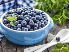 At what age can blueberries be given to children?