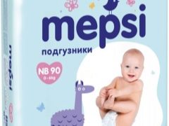 Features and varieties of diapers Mepsi