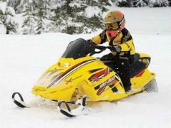 Children's snowmobiles: tips on choosing and making