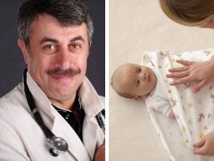 Doctor Komarovsky about swaddling and how to wean him