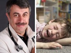 Dr. Komarovsky su cosa fare se il bambino batte la sua testa sulle pareti e sul pavimento