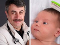 Doctor Komarovsky on how to remove the crusts on the baby’s head