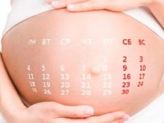 At what week of pregnancy do you give birth most often and what does it depend on?