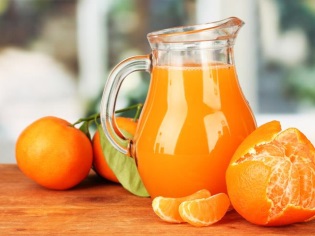 Tangerine juice