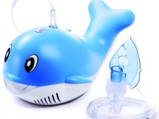 Compressore per nebulizzatore per un bambino