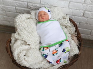 Diaper cocoon on flypapers for babies