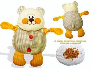 Fabric warmer toy for newborns