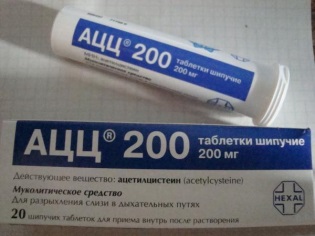 Mucolytic cough pills for children