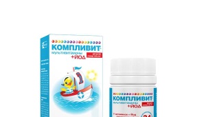 Vitaminas con yodo para niños.