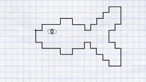 Graficzne dyktowanie Ryby