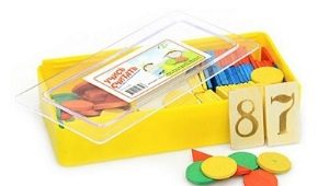 Counting material for teaching children